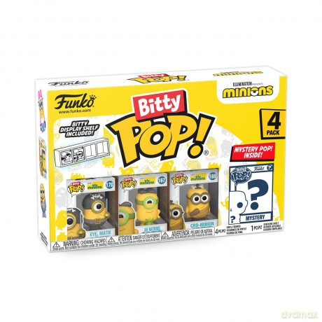 FUNKO BITTY POP 4 Pack Minions Eye, Matie