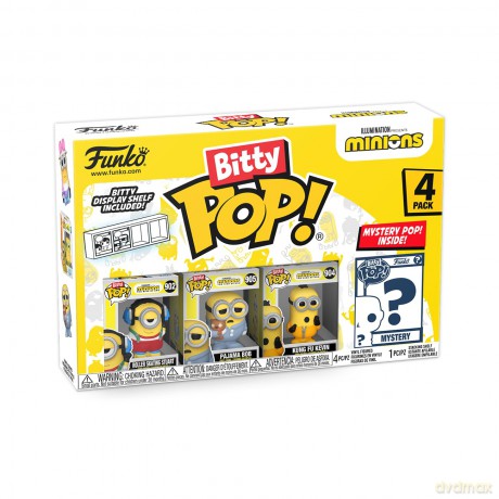 FUNKO BITTY POP 4 Pack Minions Roller Skating Stuart