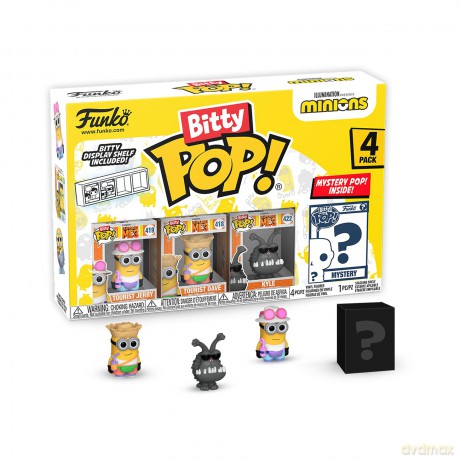 FUNKO BITTY POP 4 Pack Minions Tourist Jerry
