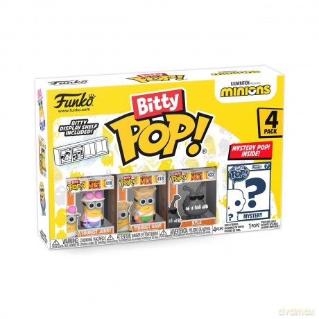 FUNKO BITTY POP 4 Pack Minions Tourist Jerry