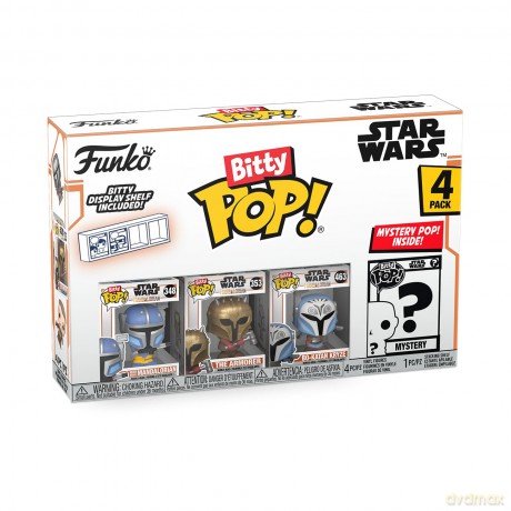 FUNKO BITTY POP 4 Pack Star Wars The Mandalorian Heavy