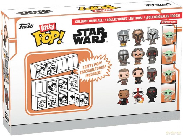 FUNKO BITTY POP 4 Pack Star Wars The Mandalorian Marshal