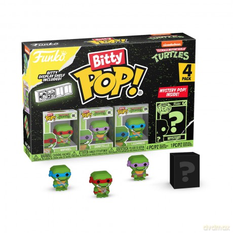 FUNKO BITTY POP 4 Pack TMNT Turtles 8-Bit