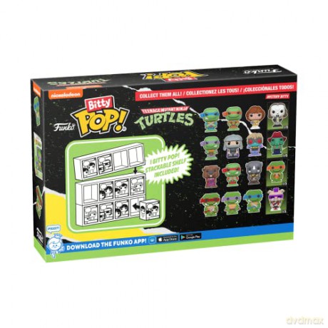 FUNKO BITTY POP 4 Pack TMNT Turtles 8-Bit