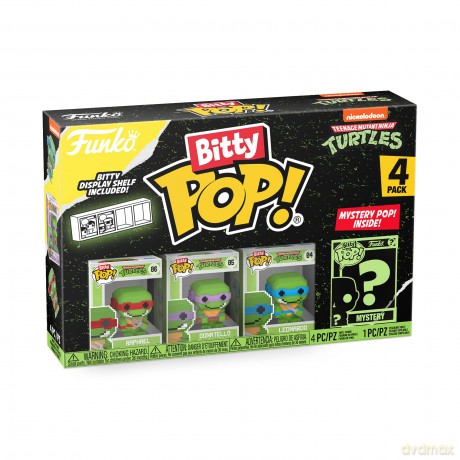 FUNKO BITTY POP 4 Pack TMNT Turtles 8-Bit