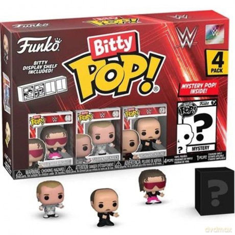 FUNKO BITTY POP 4 Pack WWE Bret Hart