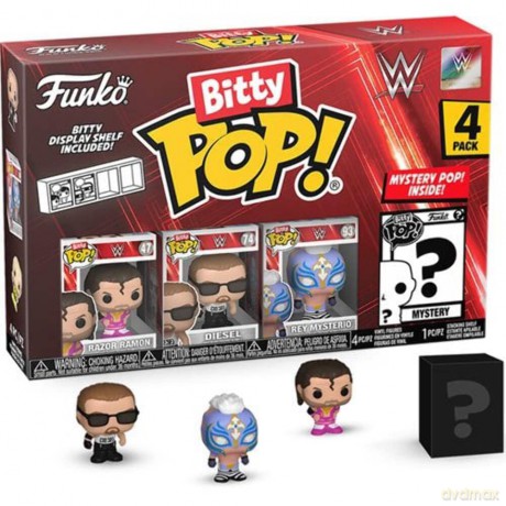 FUNKO BITTY POP 4 Pack WWE Razor Ramon
