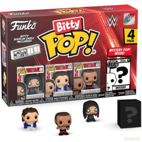 FUNKO BITTY POP 4 Pack WWE Undertaker