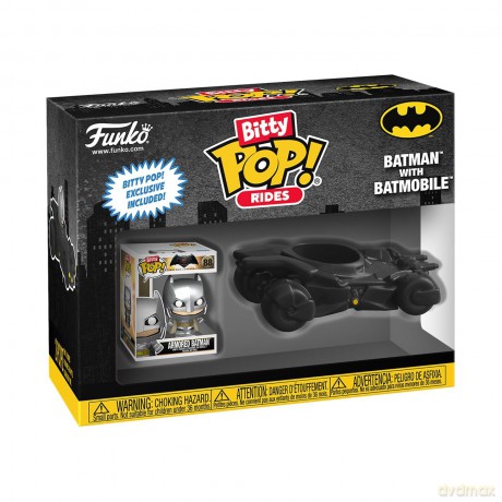 FUNKO BITTY POP Ride Batman w/Batmobile