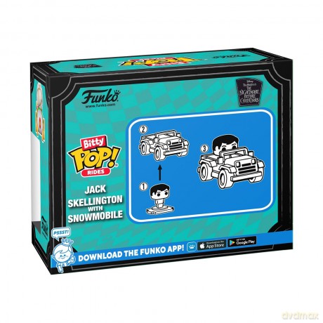 FUNKO BITTY POP Ride Nightmare B.C. Jack and Snowmobile