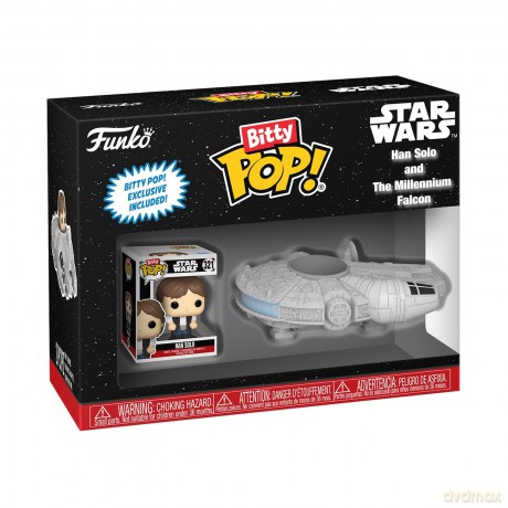 FUNKO BITTY POP Ride Star Wars Han Solo and Millenium Falcon