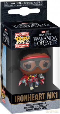 FUNKO KEY Black Panther Wakanda Forever Ironheart MK1