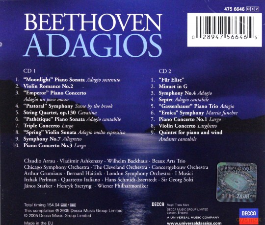 Various: Beethoven Adagios [CD]