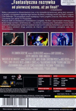 Władcy wszechświata [DVD]