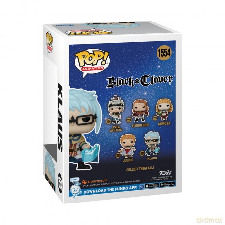FUNKO POP Black Clover Klaus Lunettes 1554