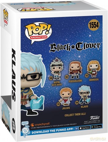 FUNKO POP Black Clover Klaus Lunettes 1554