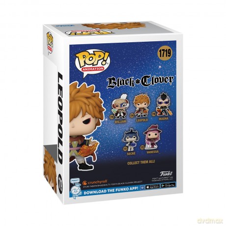 FUNKO POP Black Clover Leopold Vermillion 1719