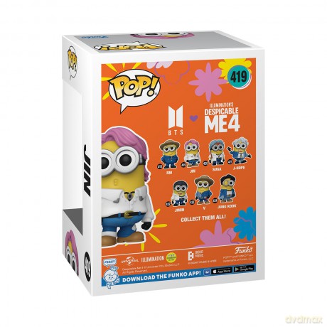FUNKO POP Cattivissimo Me 4 x BTS Minion Jin 419