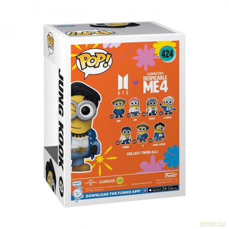FUNKO POP Cattivissimo Me 4 x BTS Minion Jung Kook 424