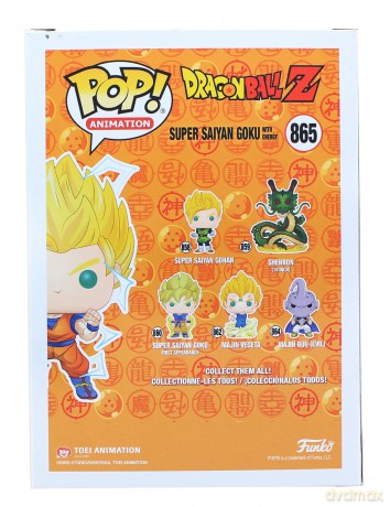 FUNKO POP Dragon Ball Super Saiyan Goku w/Chase GLOW 865