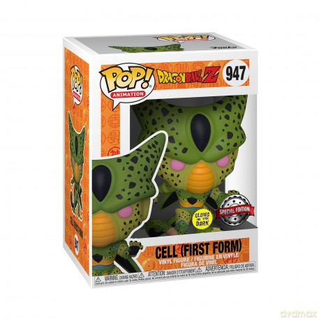 FUNKO POP Dragon Ball Z Cell (First Form) GLOW 947