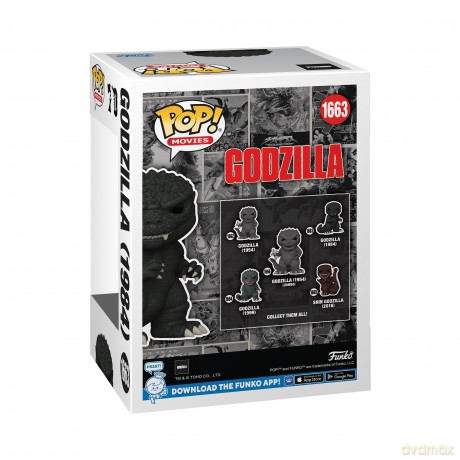 FUNKO POP Godzilla 70th Godzilla (1984) w/Chase 1663