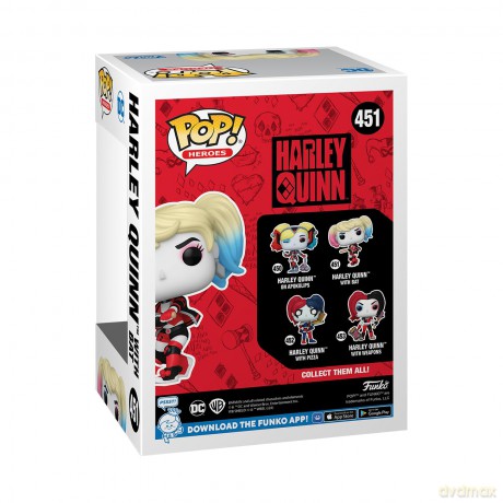 FUNKO POP Harley Quinn w/Bat 451