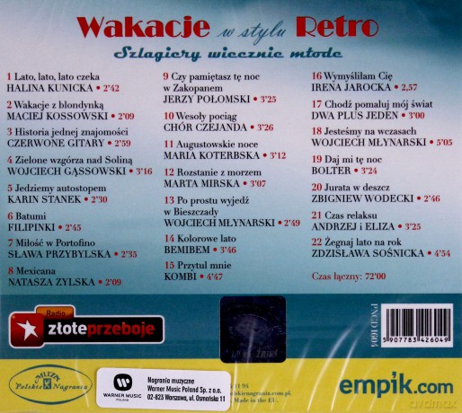 Wakacje w stylu retro (digipack) [CD]