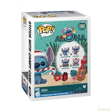 FUNKO POP Holiday Disney Stitch w/Candy Cane 1502