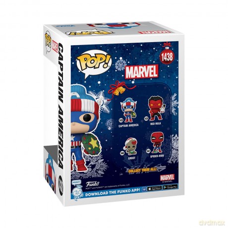 FUNKO POP Holiday Marvel Captain America 1438