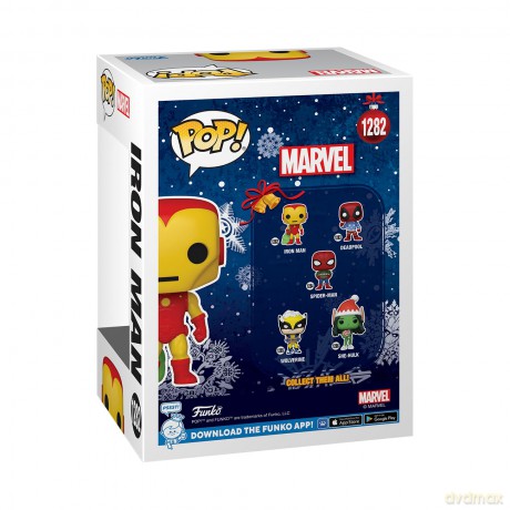 FUNKO POP Holiday Marvel Iron Man Bobble 1282