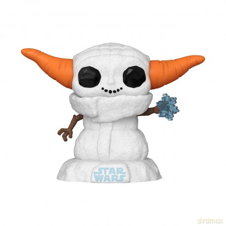 FUNKO POP Holiday Star Wars The Mandalorian Grogu (Snow) 748