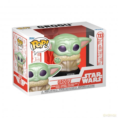 FUNKO POP Holiday Star Wars The Mandalorian Grogu 733