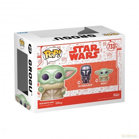 FUNKO POP Holiday Star Wars The Mandalorian Grogu 733