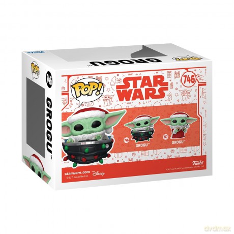 FUNKO POP Holiday Star Wars The Mandalorian Grogu w/Pram 746
