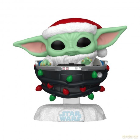 FUNKO POP Holiday Star Wars The Mandalorian Grogu w/Pram 746