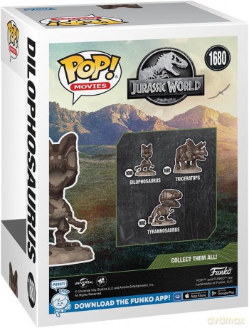 FUNKO POP Jurassic World Fossil Dilophosaurus 1680