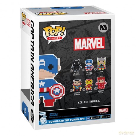 FUNKO POP Marvel 8-Bit Captain America 1426