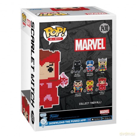 FUNKO POP Marvel 8-Bit Scarlett Witch Bobble 1430
