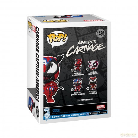 FUNKO POP Marvel Carnage Captain America 1436