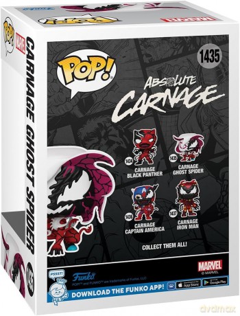FUNKO POP Marvel Carnage Ghost Spider 1435