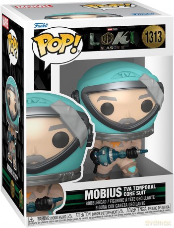 FUNKO POP Marvel Loki S2 Mobius Temporal Suit Bobble 1313