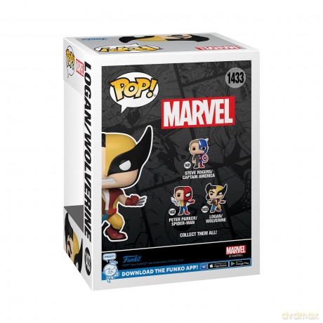 FUNKO POP Marvel Split Logan/Wolverine 1433