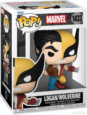 FUNKO POP Marvel Split Logan/Wolverine 1433
