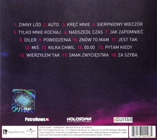 Jeden Osiem L: Dekada (digipack) [CD]
