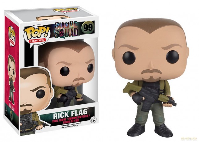 Funko Pop Movies: Suicide Squad Action Figure, Rick Flag