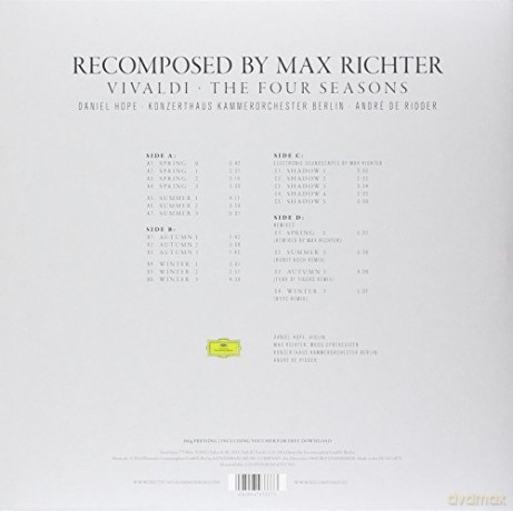Recomposed By Max Richter: Vivaldi The Four Seasons [2xWINYL]