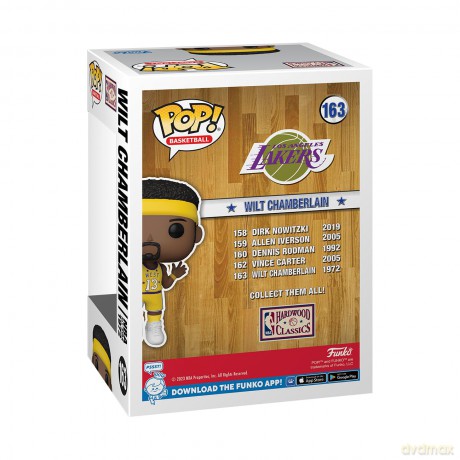 FUNKO POP NBA All-Stars Wilt Chamberlain 1972 163