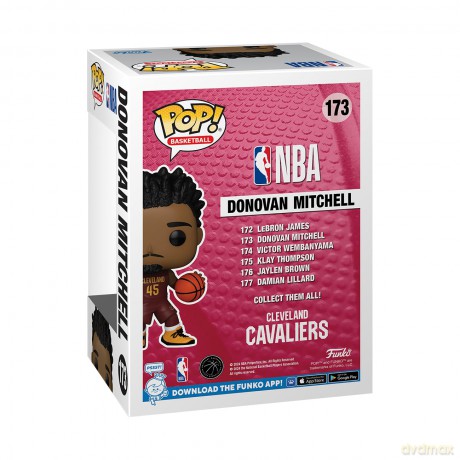 FUNKO POP NBA Cleveland Cavaliers Donovan Mitchell 173