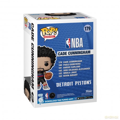 FUNKO POP NBA Detroit Pistons Cade Cunningham 179